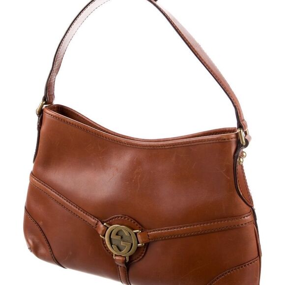 Gucci  Brown leather reins bag - Picture 14 of 16